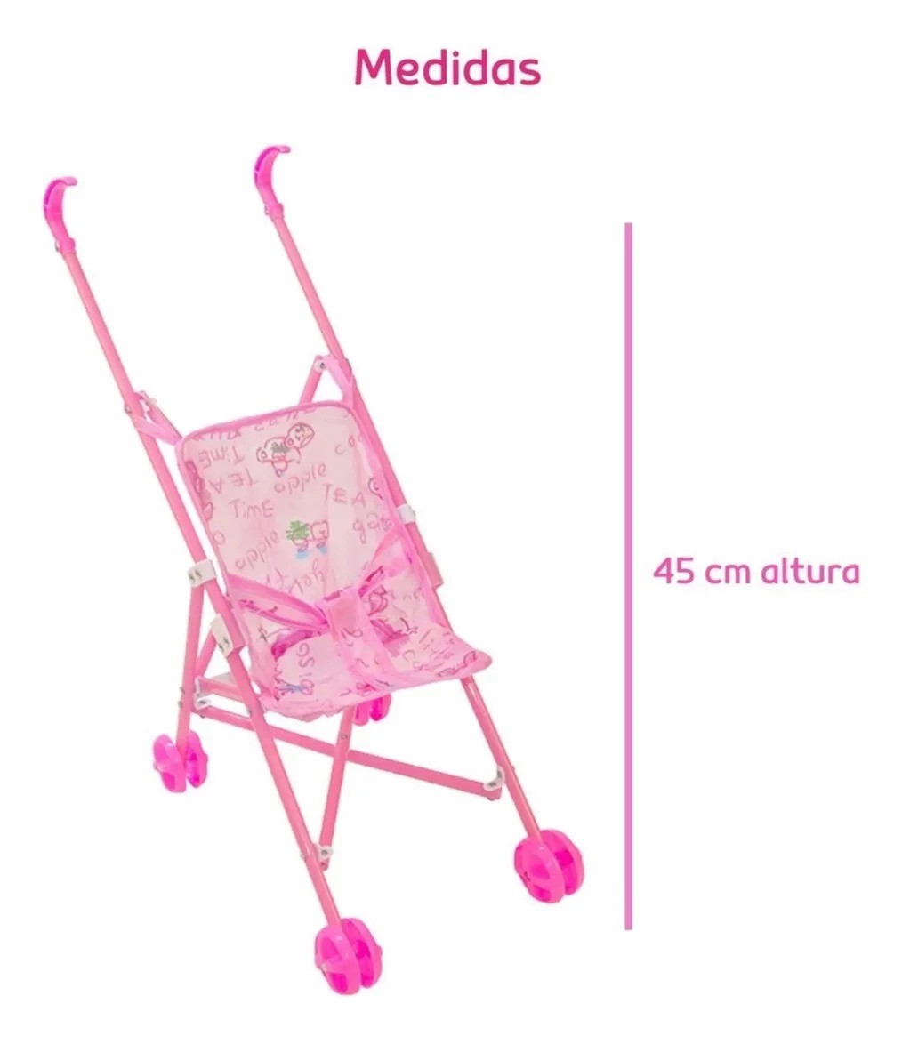 CARRINHO BONECA ART BRINK DOBRAVEL